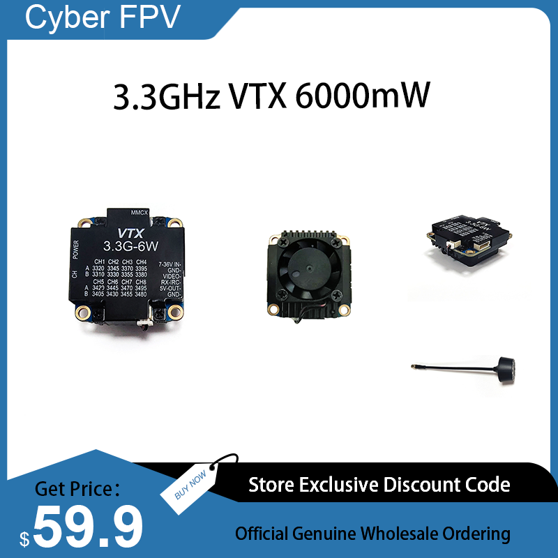 3,3 GHz VTX 6 W Videosender VT – Drone Racing Goggles Bewertung und Preis