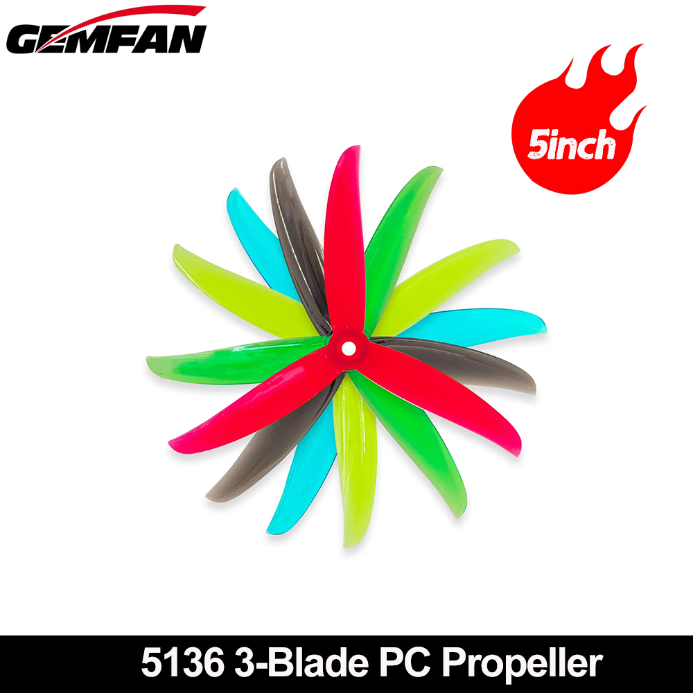 Gemfan VANOVER 5136 3-Blatt-PC – Drone Racing Propeller Bewertung und Preis