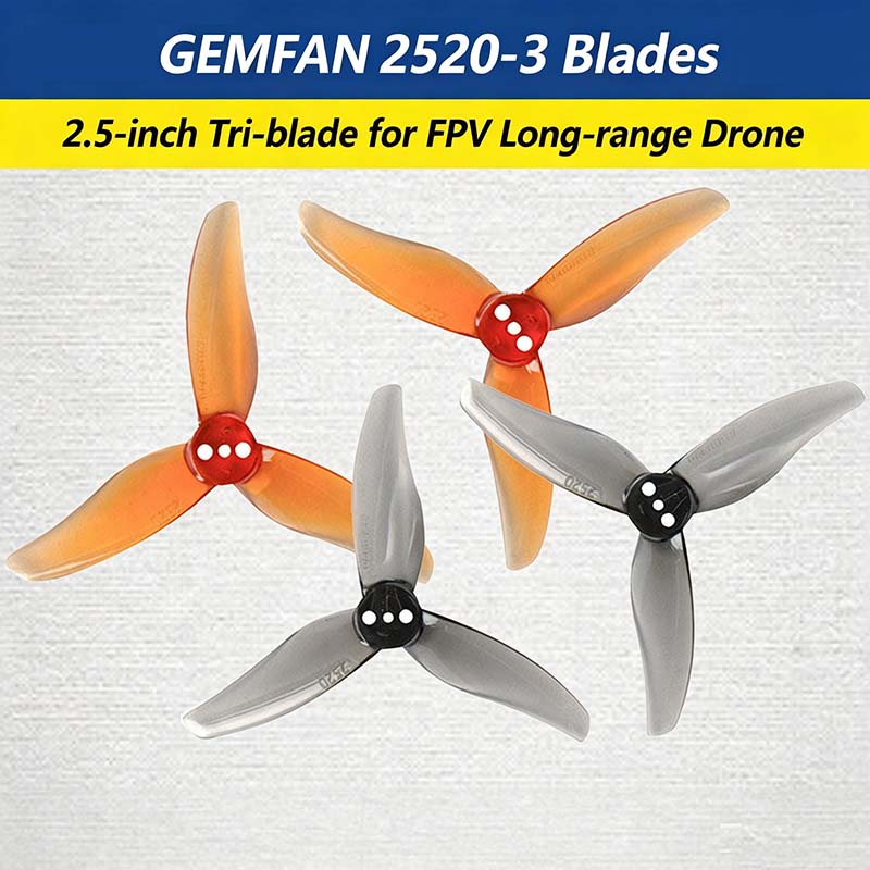 Gemfan Hurricane 2520-3 2,5-Zo – Drone Racing Propeller Bewertung und Preis